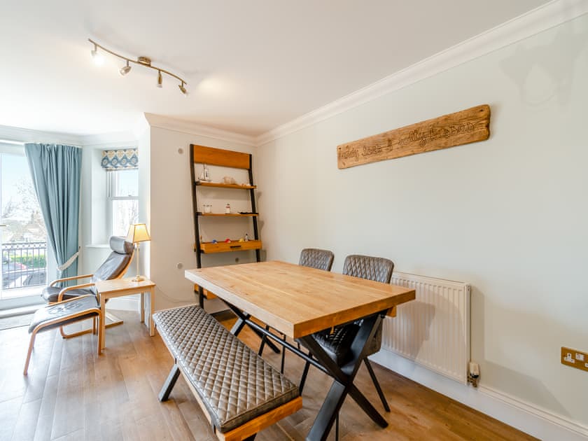 Dining Area | Bryn Y Mor Apartment, Tenby