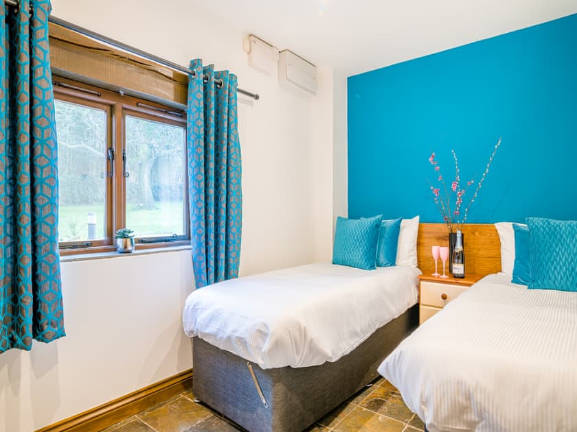 Twin bedroom | The Big Old Dairy, Weston-super-Mare