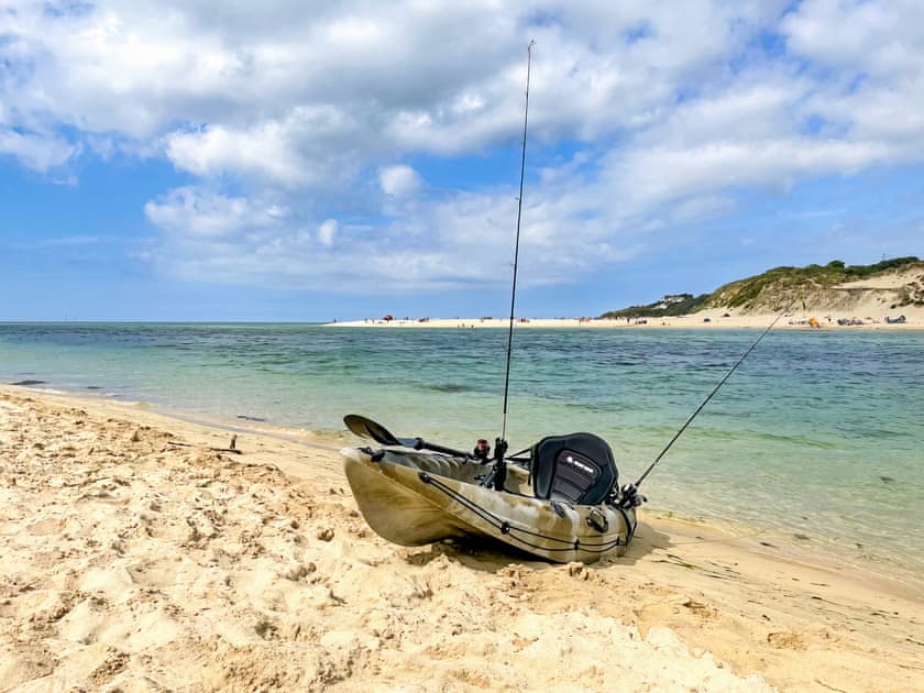 Beach at the end of the road from the Cottage | Crossways, Lelant, near Hayle