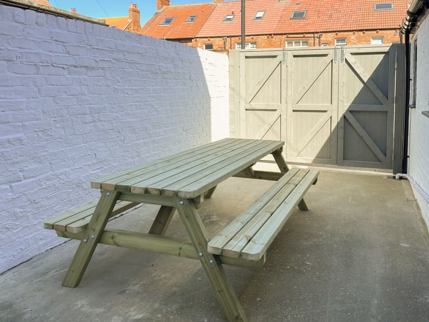 Sitting-out-area | Ediths Retreat by the Sea, Tynemouth