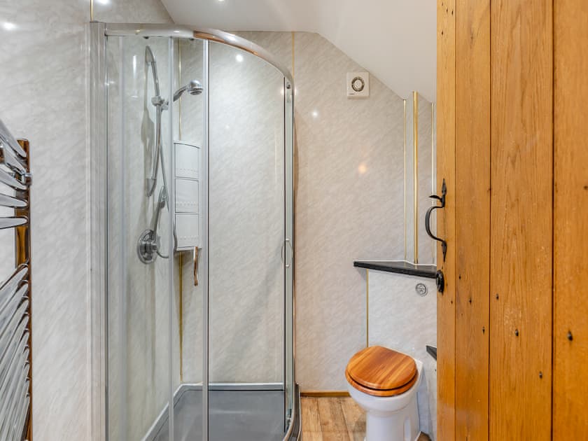 Shower room | The Lodge - Little Allaston Farm, Lydney