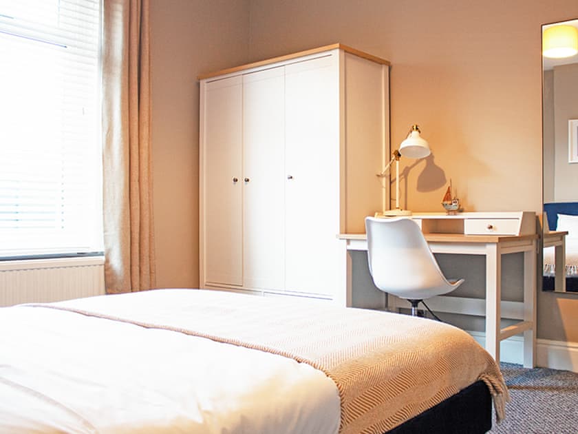Desk space, full length mirror and wardrobe  | Captain’s Cottage, Shanklin