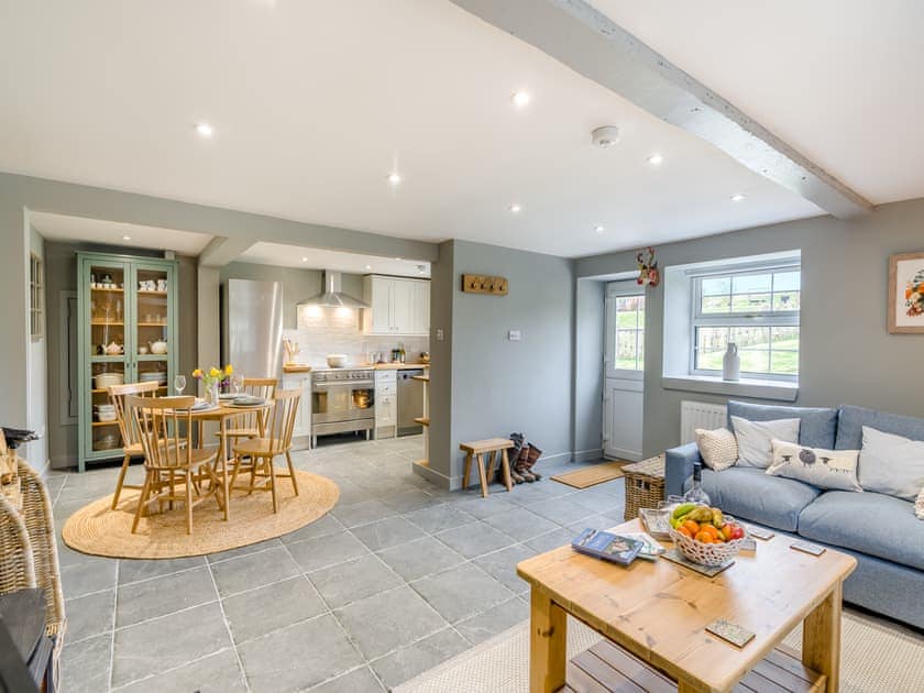 Open plan living space | Blackside Cottage, Sorn