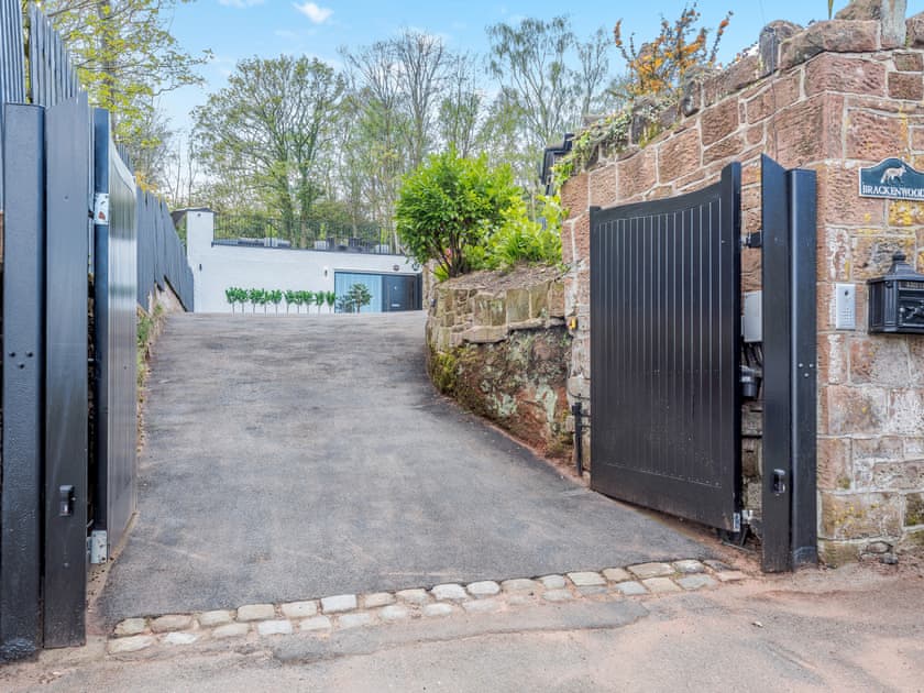 Main entrance to grounds | Brackenwood, Caldy, near West Kirby, Wirral