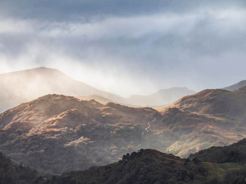 View accross the valley | Aran - Red Dragon Cottages, Beddgelert