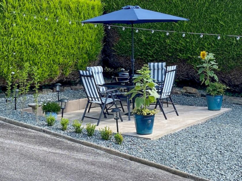 Outdoor area | Hameish Holiday Cottage, Kirkcudbright