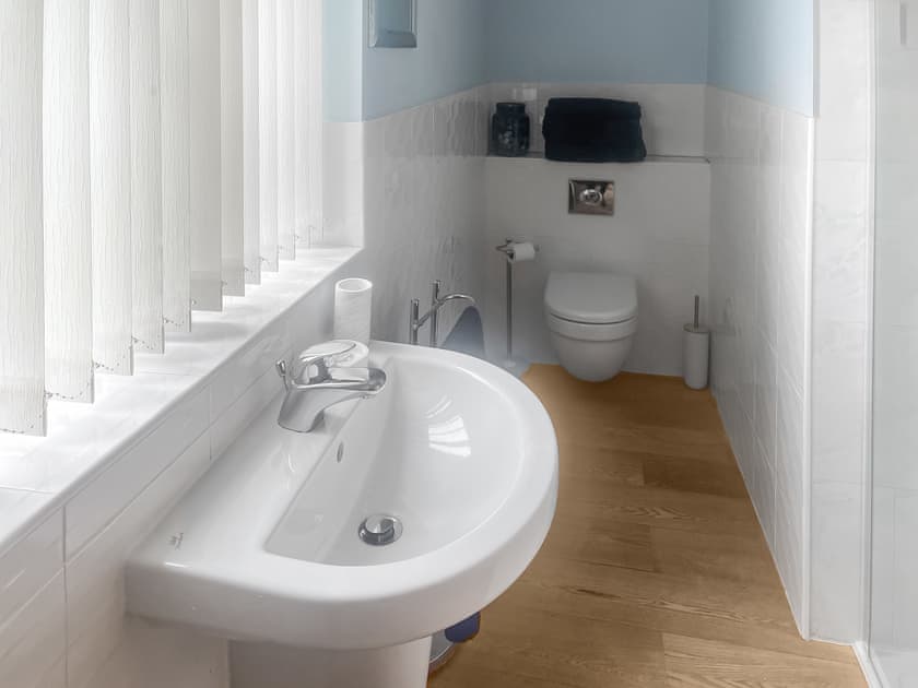Walk in shower downstairs ensuit | Highfields, Runswick Bay