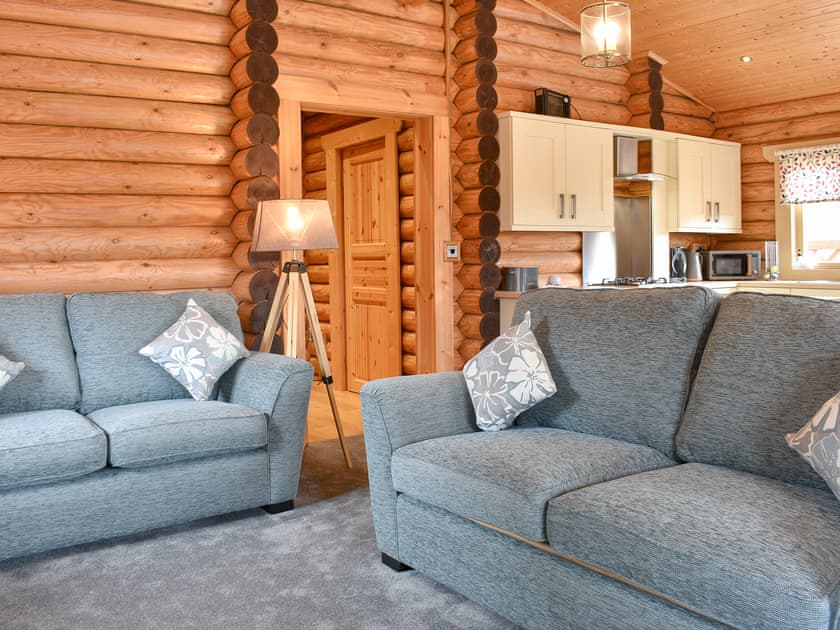 Living area | Vindomora Country Lodges - St Ebba Lodge - Vindomora Country Lodges , Ebchester, near Consett