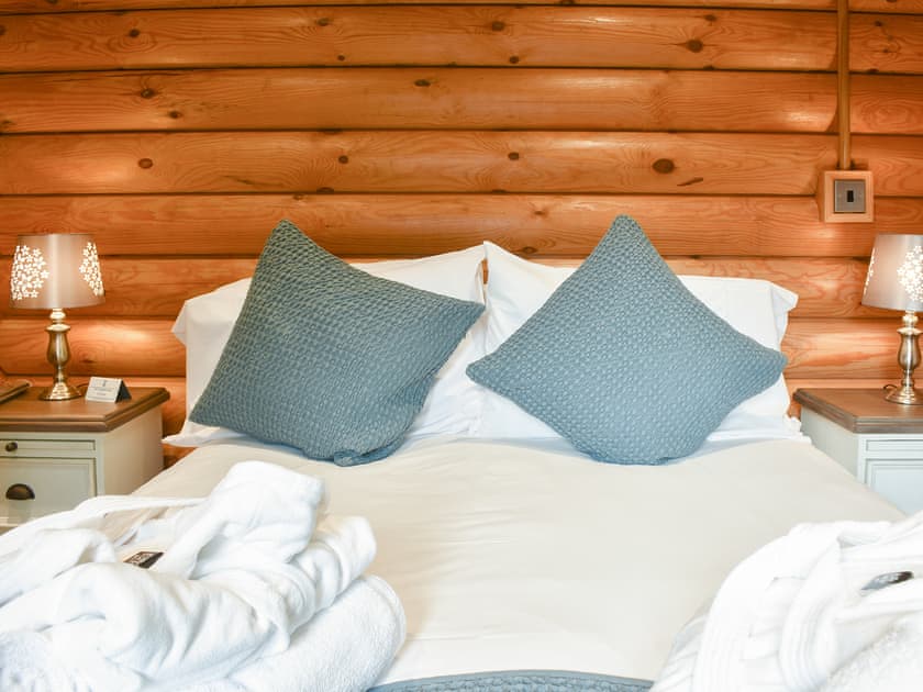 Double bedroom | Vindomora Country Lodges - St Ebba Lodge - Vindomora Country Lodges , Ebchester, near Consett