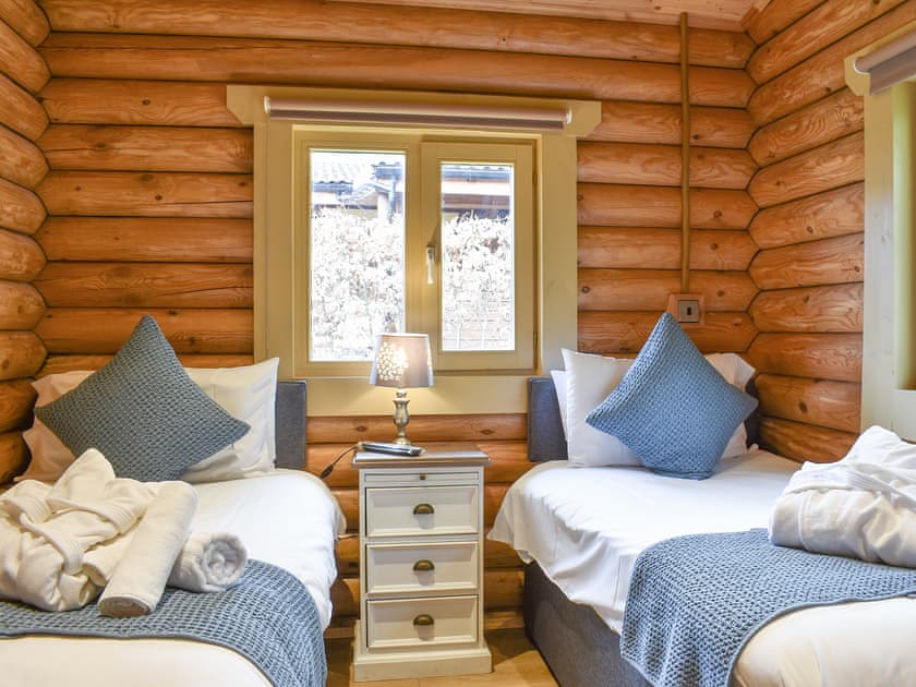 Twin bedroom | Vindomora Country Lodges - St Ebba Lodge - Vindomora Country Lodges , Ebchester, near Consett