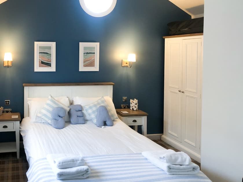 Welcoming double bedded room | Sandy Bay Beach House - The Bay, Filey, near Scarborough