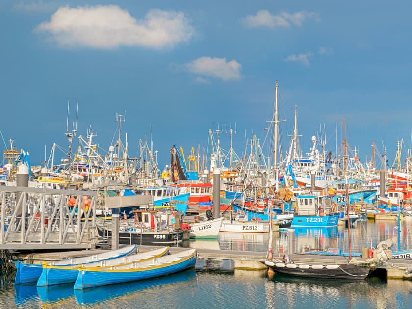 This bustle of boats is only a 3 minute walk from Old Quay | Old Quay, Newlyn