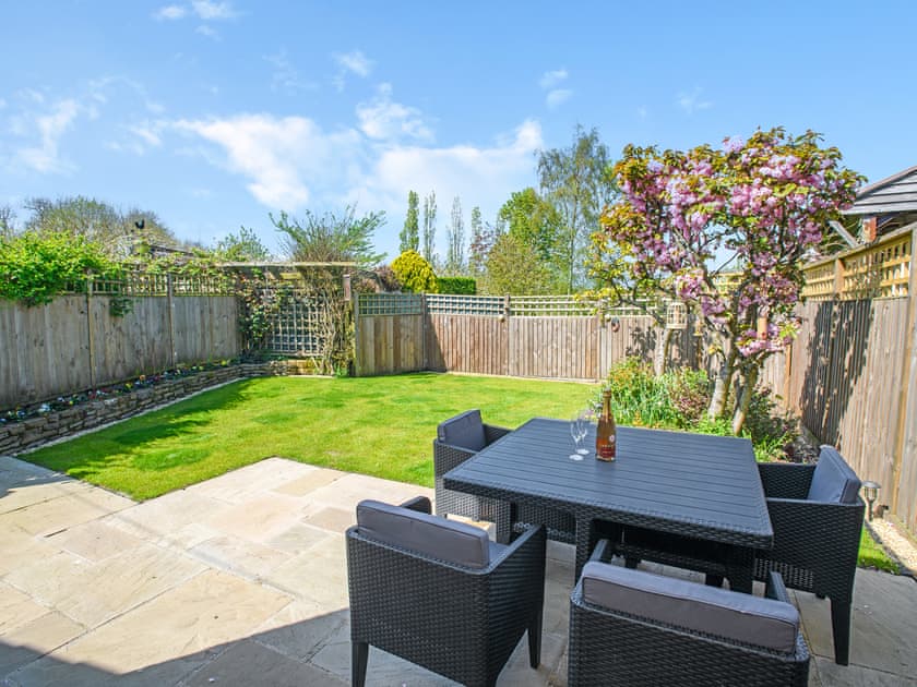 Sitting-out-area | Croft Cottage, Lydlinch, near Sturminster Newton