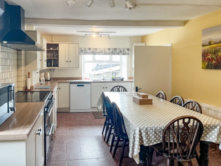 Kitchen/diner | Throwley Moor Farmhouse - Throwley Hall, Ilam, near Ashbourne