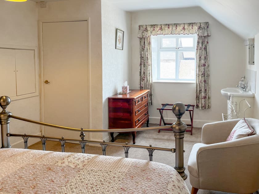 Double bedroom | Throwley Moor Farmhouse - Throwley Hall, Ilam, near Ashbourne