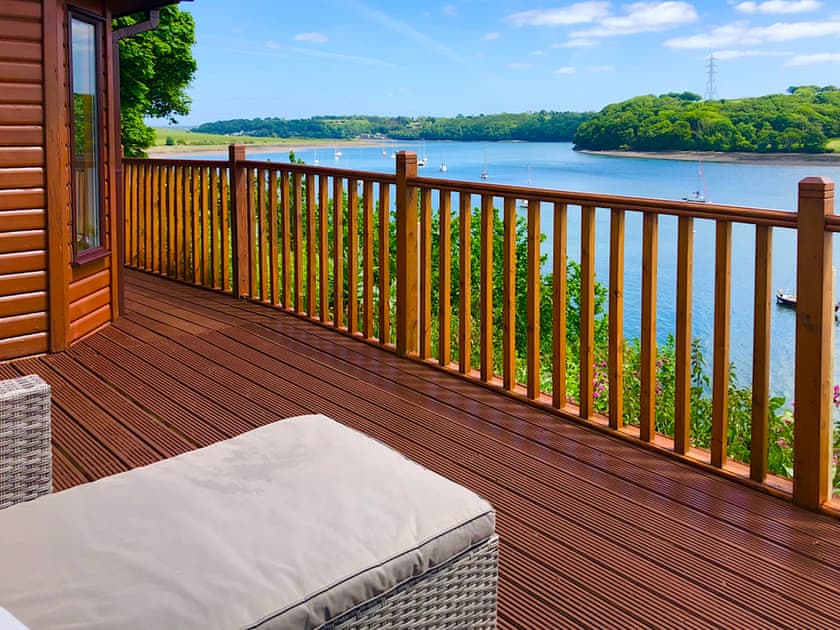 Panoramic views from your lounger… | Badger Lodge, Burton