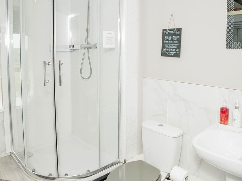 Shower room | Acre Hill Cottage - Acre Hill Farm, Lane Ends, near Bolton by Bowland
