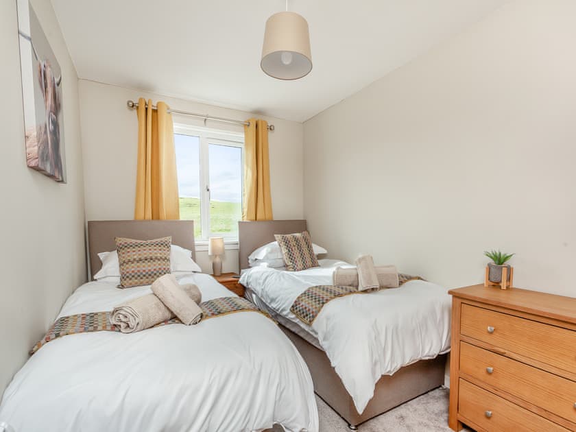 Twin bedroom | Shore Walk, Balintore, near Tain