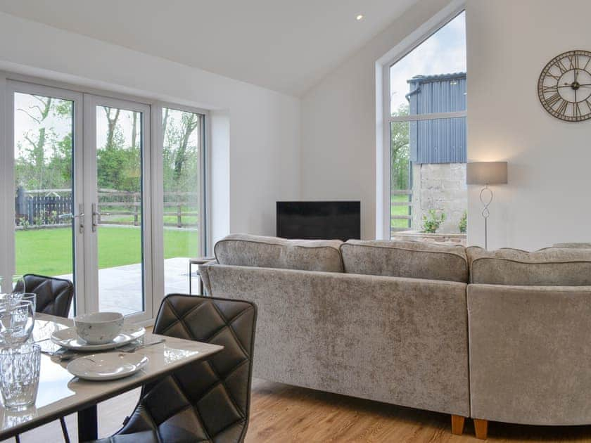 Open plan living space | Old Byre Cottage - Old View Holidays, Carlisle