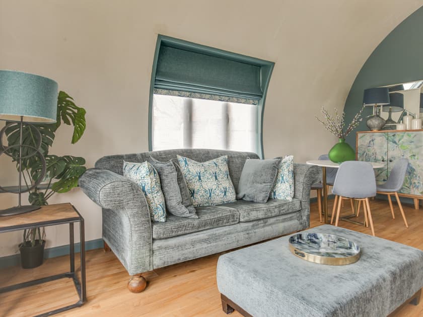 Open plan living space | The Nissen Hut, Laxfield