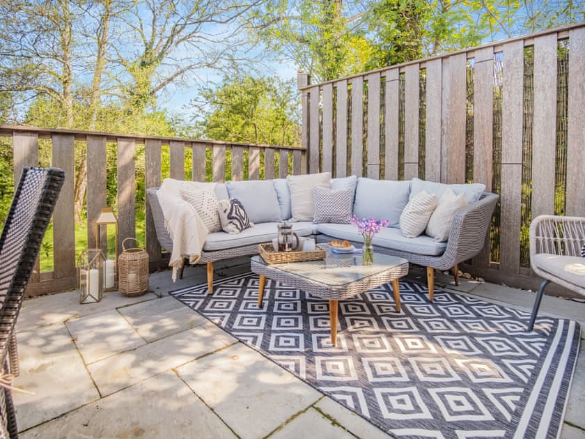 Sitting-out-area | Red Squirrel Cottage, Whitwell, near Ventnor