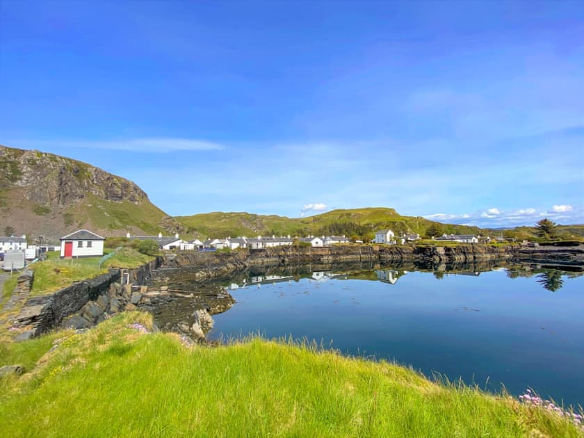 Quarry in Ellenabeich village | Rockpool Cottage - Tramway Cottages, Ellenabeich, Isle of Seil