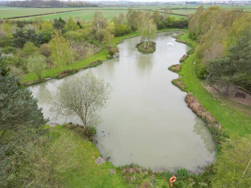 Aerial view  | Lakeside Retreat, Marston
