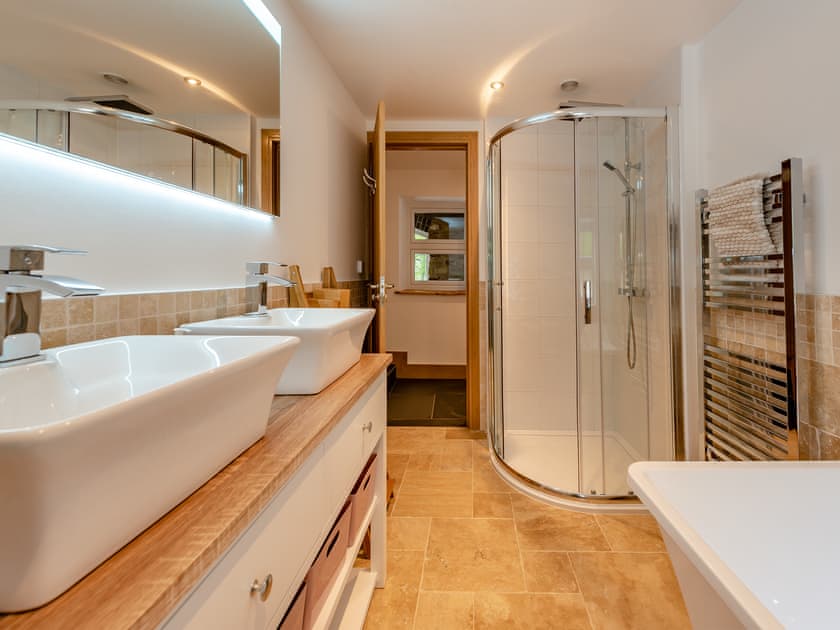 Bathroom | Y Beudy, Llanwenog, near Llanybydder