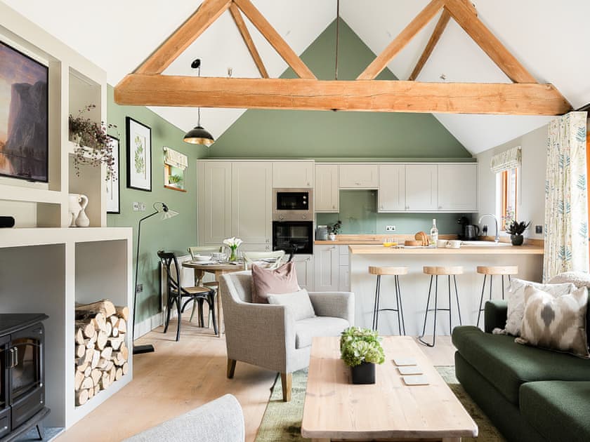 Open plan living space | Lantern Lodge, Bramley, near Tadley