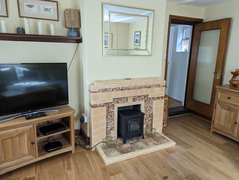 Original 1950s fireplace | Trinity Cottage, Wells-next-the-Sea