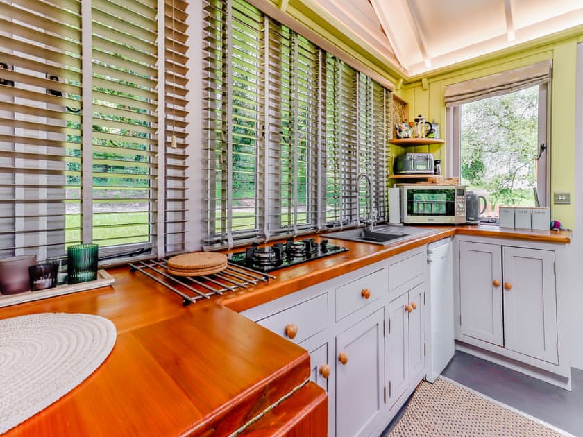 Kitchen area | Summer House - Shropshire Glamping, Telford