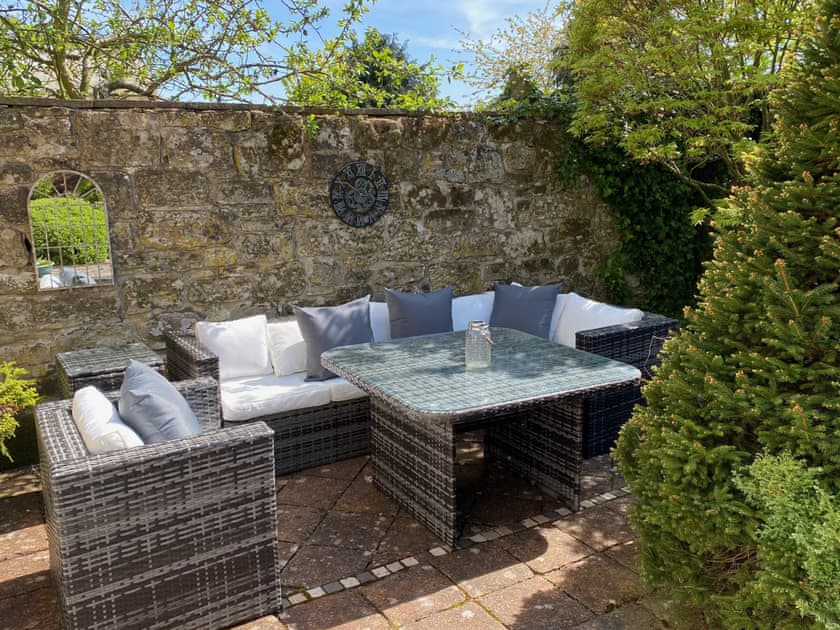 Sitting-out-area | Wisteria Cottage, Netherton, near Rothbury