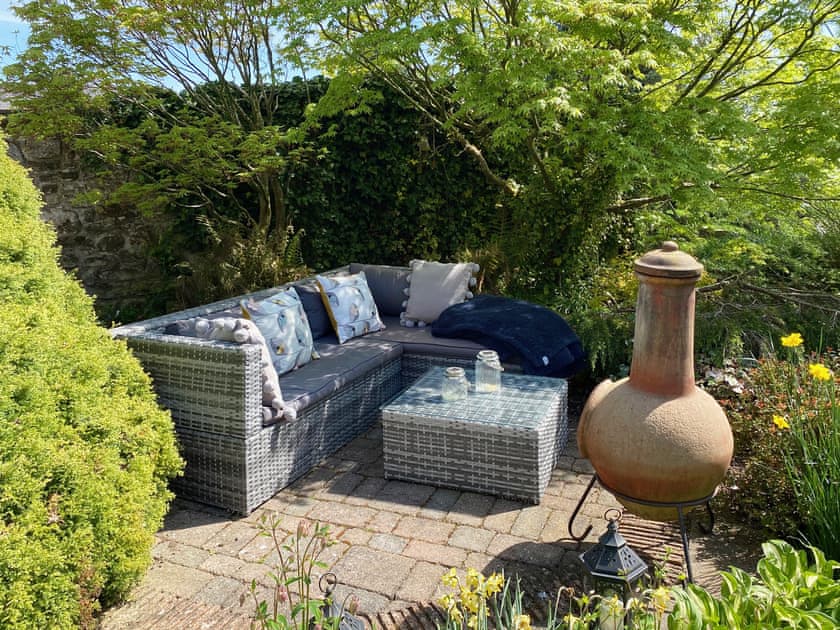 Sitting-out-area | Wisteria Cottage, Netherton, near Rothbury