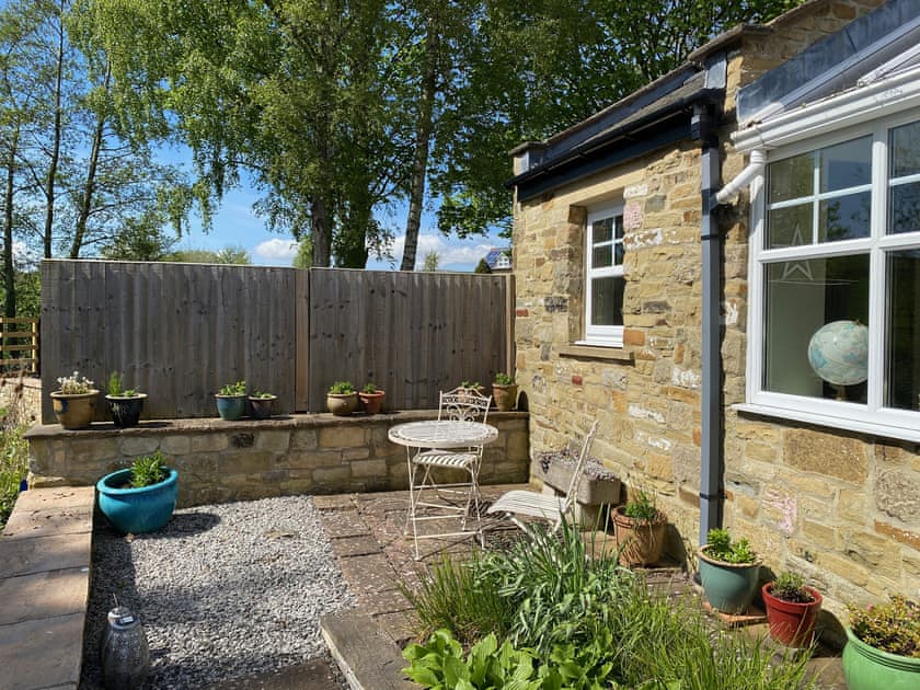 Sitting-out-area | Wisteria Cottage, Netherton, near Rothbury