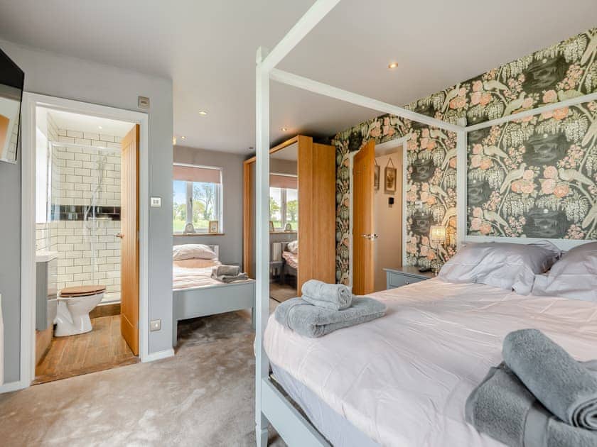 Four Poster bedroom | Covehithe House, Wrentham, near Southwold