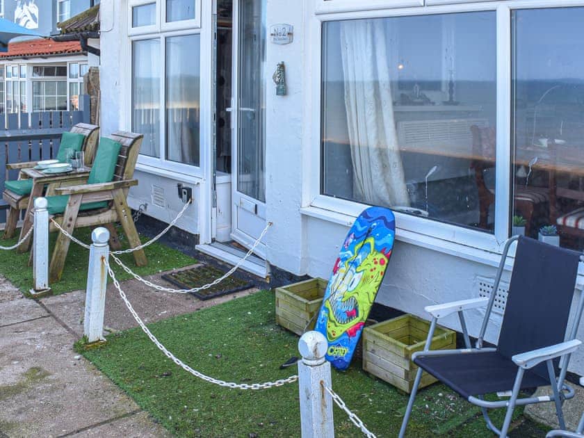 Sitting-out-area | Sea View, Sheringham