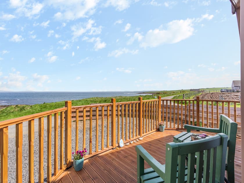 Terrace | Burray - Harrow Lodges John O’Groats, Mey, near Thurso