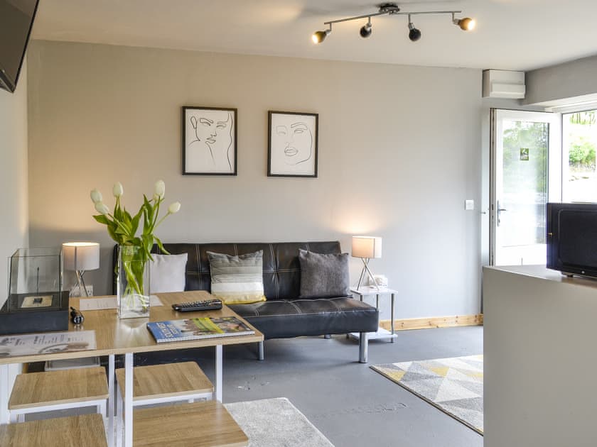 Open plan living space | The Dairy - Airds Farm, Crossmichael, near Castle Douglas