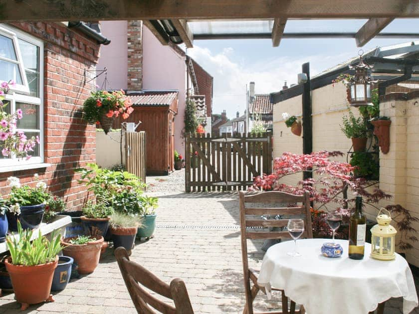 Sheltered outside seating  | Northgate Bakery Annex, Beccles