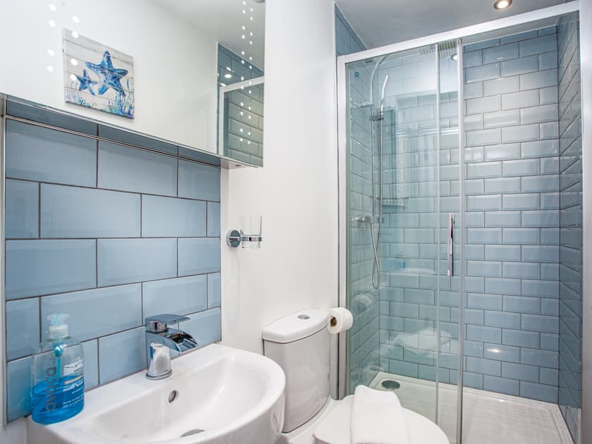 Bathroom | The Little Lobster - Sunnybeach Holiday Apartments, Paignton