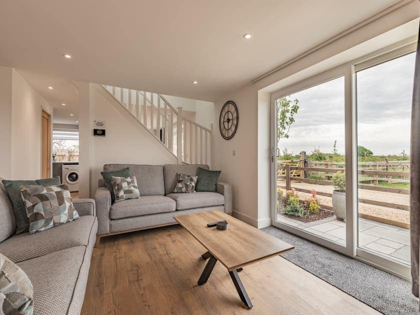 Living room | The Old Haybarn - Brookfields Holiday Farm, Church Broughton, near Derby