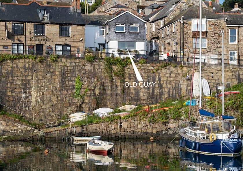 Old Quay’s position is unique in many ways. Set back from the road and raised it enables an unobstructed view over any passing cars. | Old Quay, Newlyn