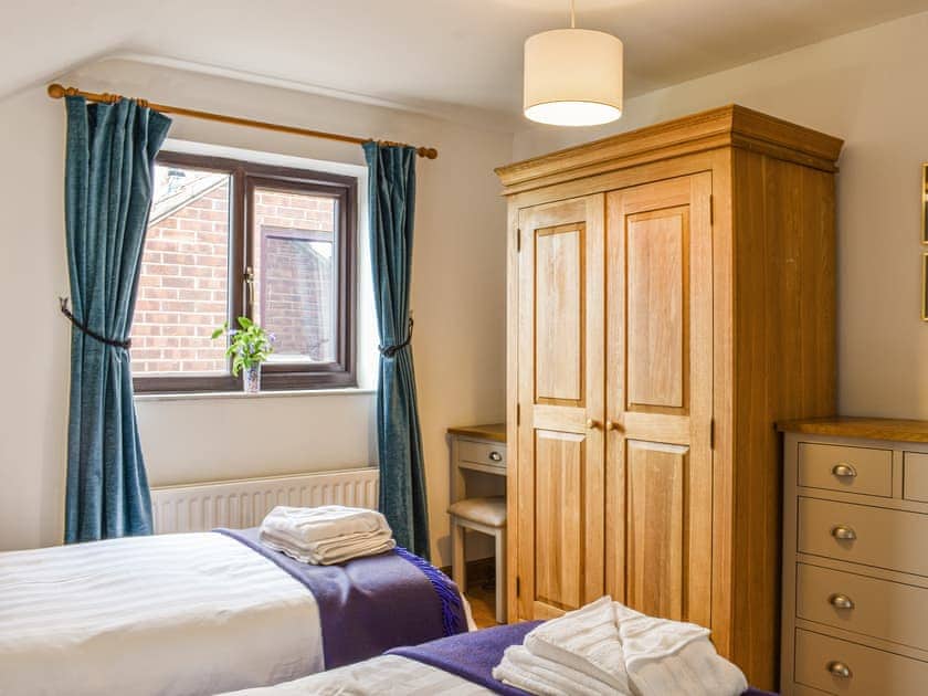 Twin bedroom | Evergreen House, Runswick Bay, near Whitby