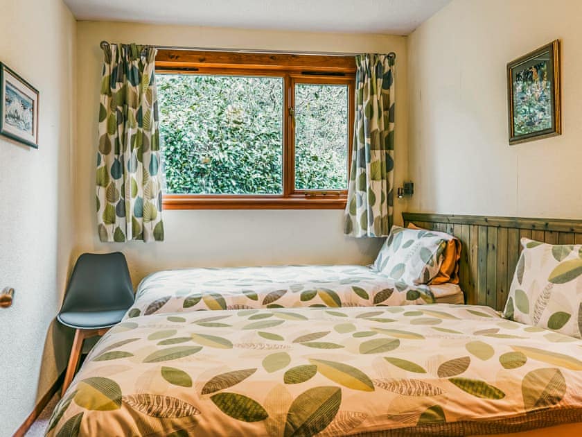 Twin bedroom | Lodge Four - Heatheryhaugh Lodges, Moffat