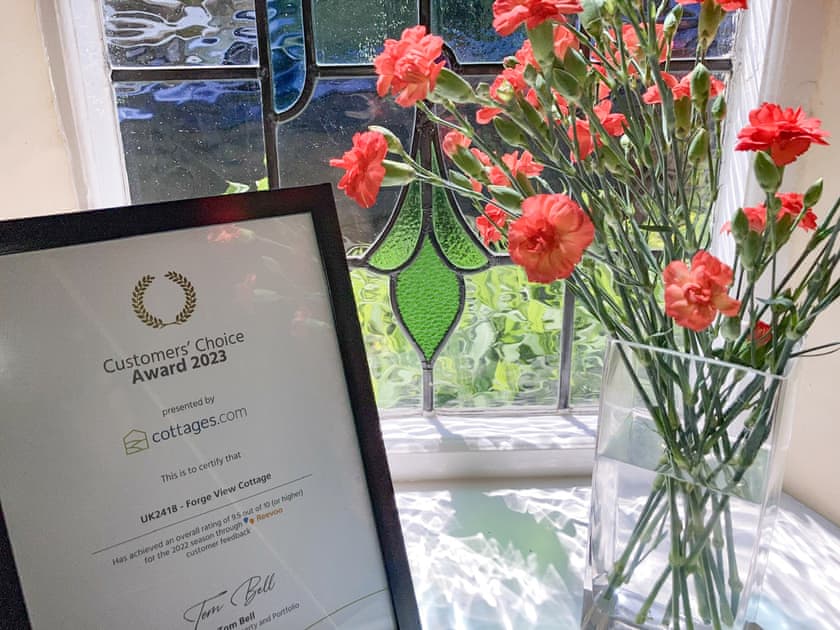 Customer Choice Award  | Forge View Cottage, Thornton-le-Dale, near Pickering