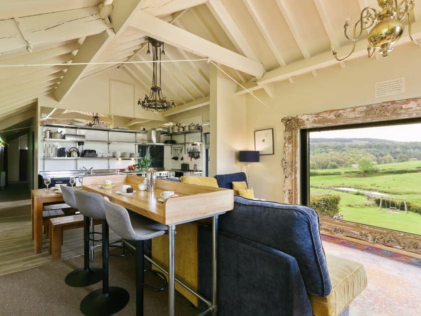 Open plan living space | Harthill Barn - Harthill Hall, Alport, near Bakewell