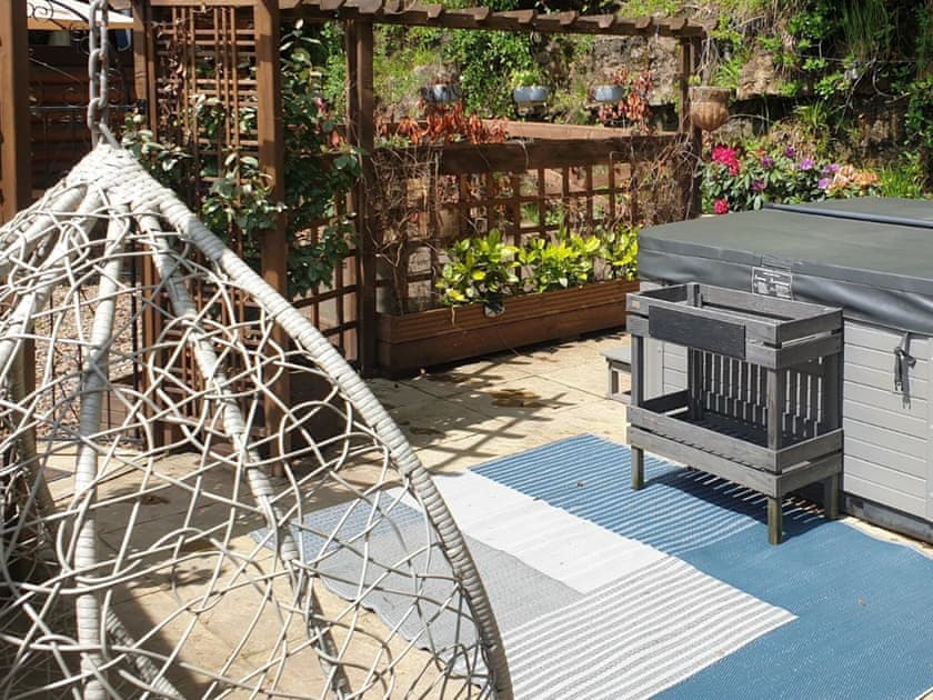 Outdoor area | Howburn Log Cabin, Melkridge