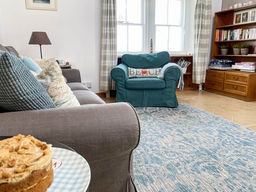 Living room with sea view | Seaview Cottage, Dunure