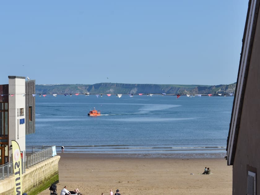 View from livingroom window | Sea Blue Cottage, Scarborough