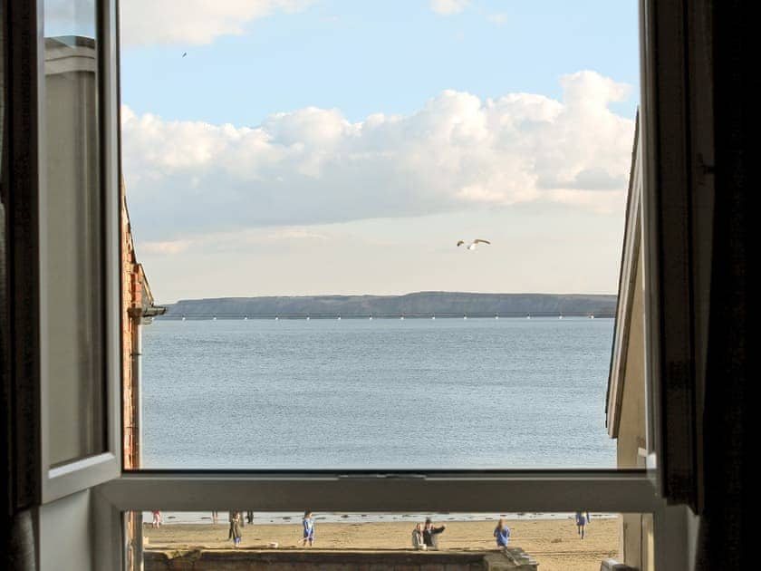 View from livingroom window | Sea Blue Cottage, Scarborough
